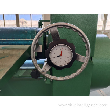 Three roller mill with watch face